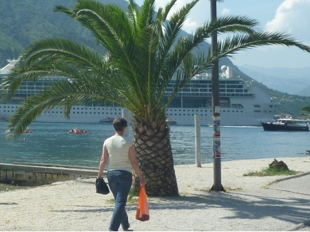 Aan de baai van Kotor, Montenegro