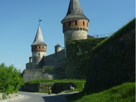 De oude stad van Kamjanets-Podolsky (Oekraïne)